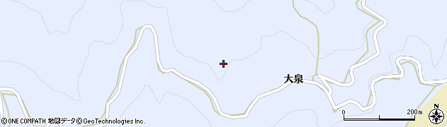 徳島県三好市池田町馬路（大泉）周辺の地図