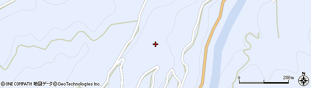 徳島県美馬市穴吹町口山首野398周辺の地図