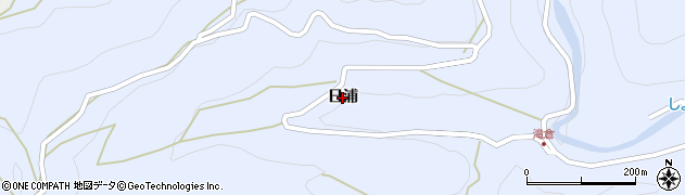 徳島県神山町（名西郡）鬼籠野（日浦）周辺の地図
