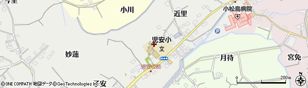 小松島市立児安小学校周辺の地図