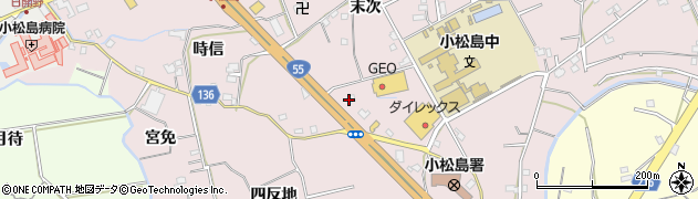 徳島四季乃菓子あわや小松島店周辺の地図