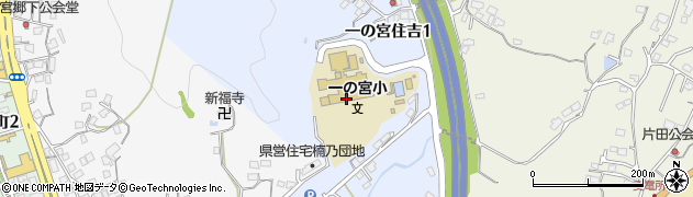 下関市立一の宮小学校周辺の地図