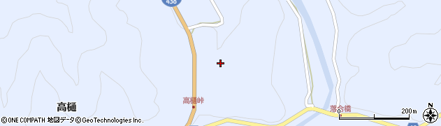 徳島県佐那河内村（名東郡）下（下野）周辺の地図
