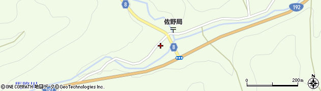 徳島県三好市池田町佐野金氏575周辺の地図