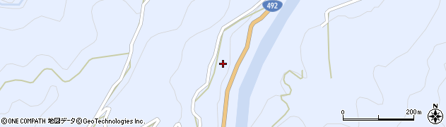 徳島県美馬市穴吹町口山首野101周辺の地図