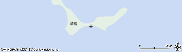 続島周辺の地図
