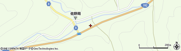 徳島県三好市池田町佐野福田井1905周辺の地図