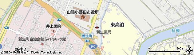 西京銀行小野田支店 ＡＴＭ周辺の地図