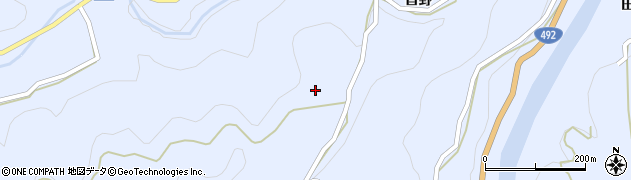 徳島県美馬市穴吹町口山首野14周辺の地図