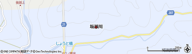 徳島県神山町（名西郡）鬼籠野（坂瀬川）周辺の地図