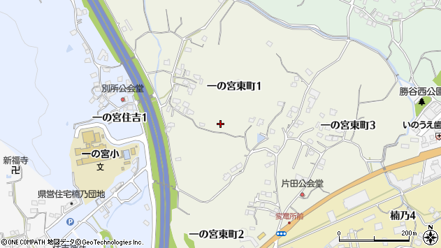 〒751-0809 山口県下関市一の宮東町の地図