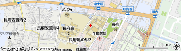 下関市立豊浦小学校周辺の地図