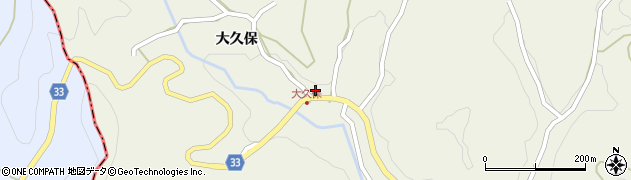 徳島県徳島市八多町大久保7周辺の地図