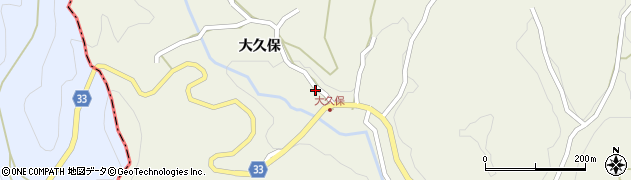 徳島県徳島市八多町大久保6周辺の地図