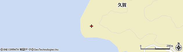 山口県周防大島町（大島郡）久賀（前島）周辺の地図