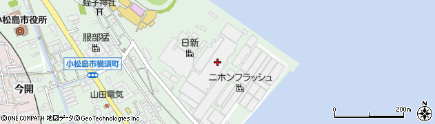 住友林業クレスト株式会社　小松島労働組合周辺の地図