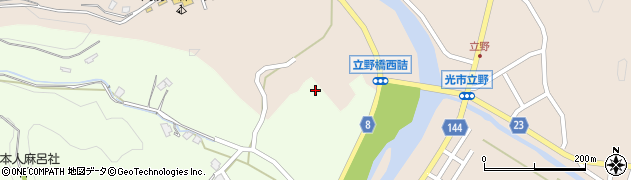 山口県光市三井（水上）周辺の地図