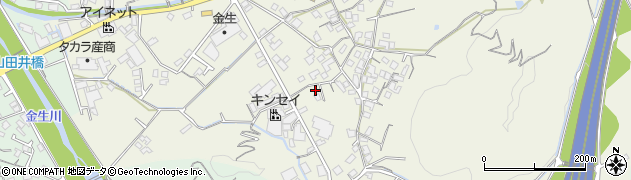 愛媛県四国中央市金生町山田井333周辺の地図