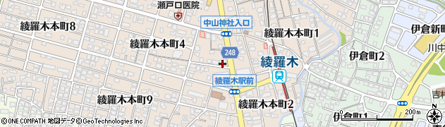 山口銀行綾羅木支店 ＡＴＭ周辺の地図