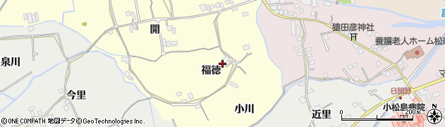 徳島県小松島市前原町福徳7周辺の地図