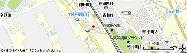 山口県下松市東豊井（二宮町）周辺の地図