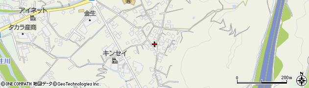 愛媛県四国中央市金生町山田井290周辺の地図