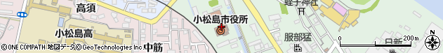 徳島県小松島市周辺の地図