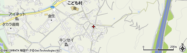 愛媛県四国中央市金生町山田井281周辺の地図