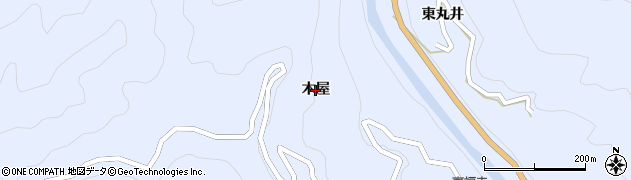 徳島県つるぎ町（美馬郡）貞光（木屋）周辺の地図