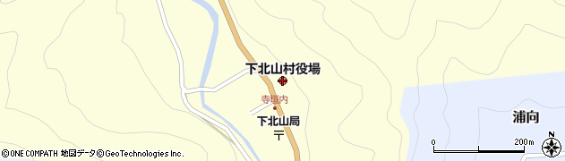 奈良県下北山村（吉野郡）周辺の地図