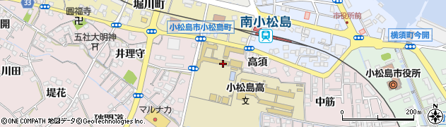 南小松島学童保育クラブ周辺の地図