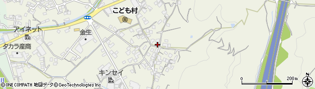 愛媛県四国中央市金生町山田井229周辺の地図