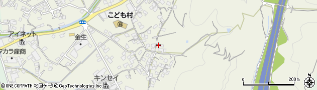 愛媛県四国中央市金生町山田井230周辺の地図