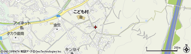 愛媛県四国中央市金生町山田井227周辺の地図