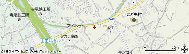 愛媛県四国中央市金生町山田井27周辺の地図