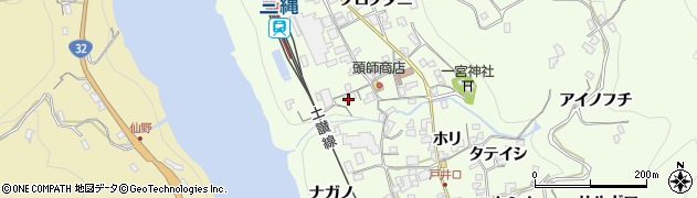 徳島県三好市池田町中西ナガウチ314周辺の地図