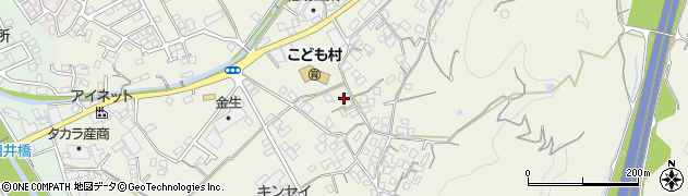 愛媛県四国中央市金生町山田井123周辺の地図