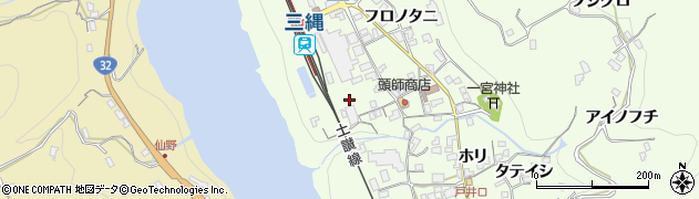 徳島県三好市池田町中西ナガウチ288周辺の地図