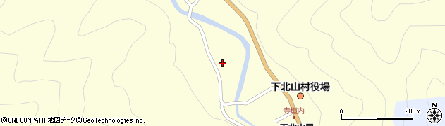下北山村立　寺垣内コミュニティセンター周辺の地図