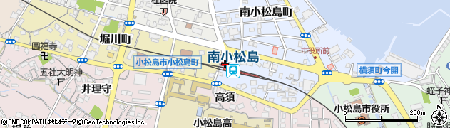 南小松島駅周辺の地図