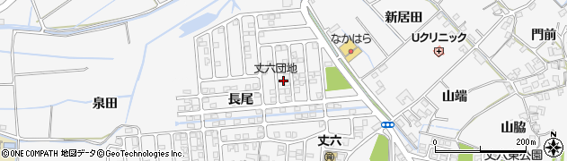 徳島県徳島市丈六町（長尾）周辺の地図