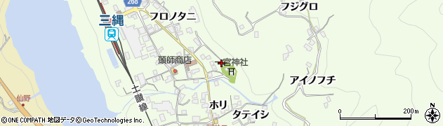 徳島県三好市池田町中西フロノタニ1388周辺の地図