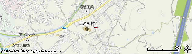 愛媛県四国中央市金生町山田井211周辺の地図