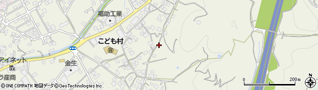 愛媛県四国中央市金生町山田井246周辺の地図