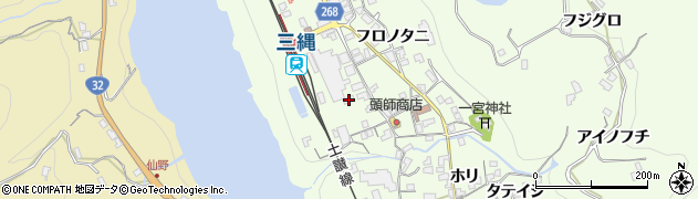 徳島県三好市池田町中西ナガウチ280周辺の地図