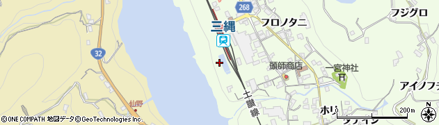 徳島県三好市池田町中西ナガウチ300周辺の地図
