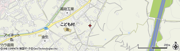 愛媛県四国中央市金生町山田井1026周辺の地図