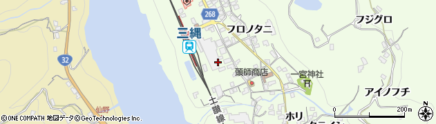徳島県三好市池田町中西ナガウチ周辺の地図