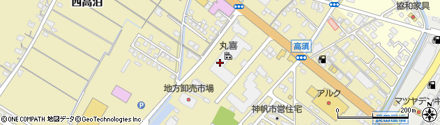 株式会社丸喜　本部周辺の地図