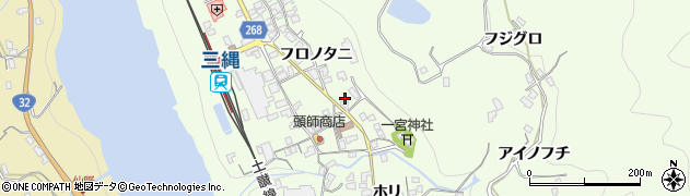 徳島県三好市池田町中西フロノタニ1411周辺の地図